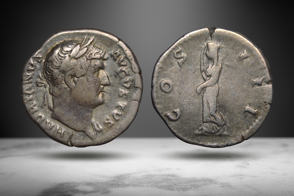 Hadrian AR Denarius (COS III/Pudicitia, RIC II 846) coins ancient to romans imperial and republican hadrian ar denarius cos iii pudicitia ric ii 846