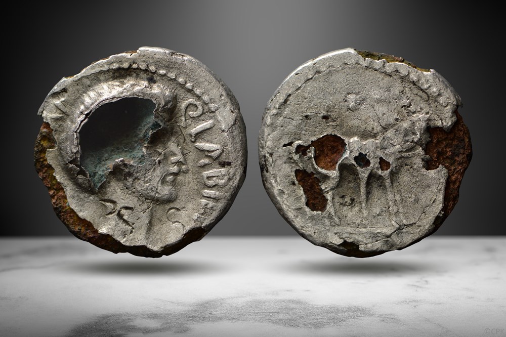 Quintus Labienus Parthicus AR Plated “fourrée” Denarius (Parthian horse, RRC 524/2) coins ancient to romans imperial and republican quintus labienus parthicus ar plated fourree denarius parthian horse rrc 524 2