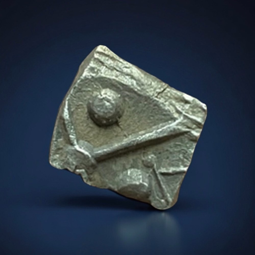 CADURQUES, DRACHME "à la tête triangulaire" S131 monnaies antiques celtes cadurques drachme a la tete triangulaire s131