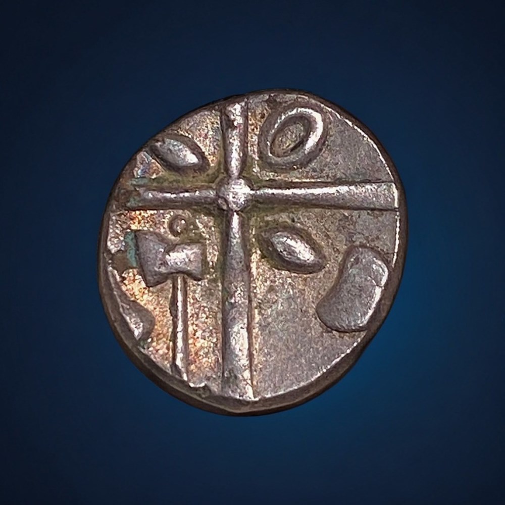 monnaies antiques autres volques tectosages region de toulouse drachme a la tete cubiste