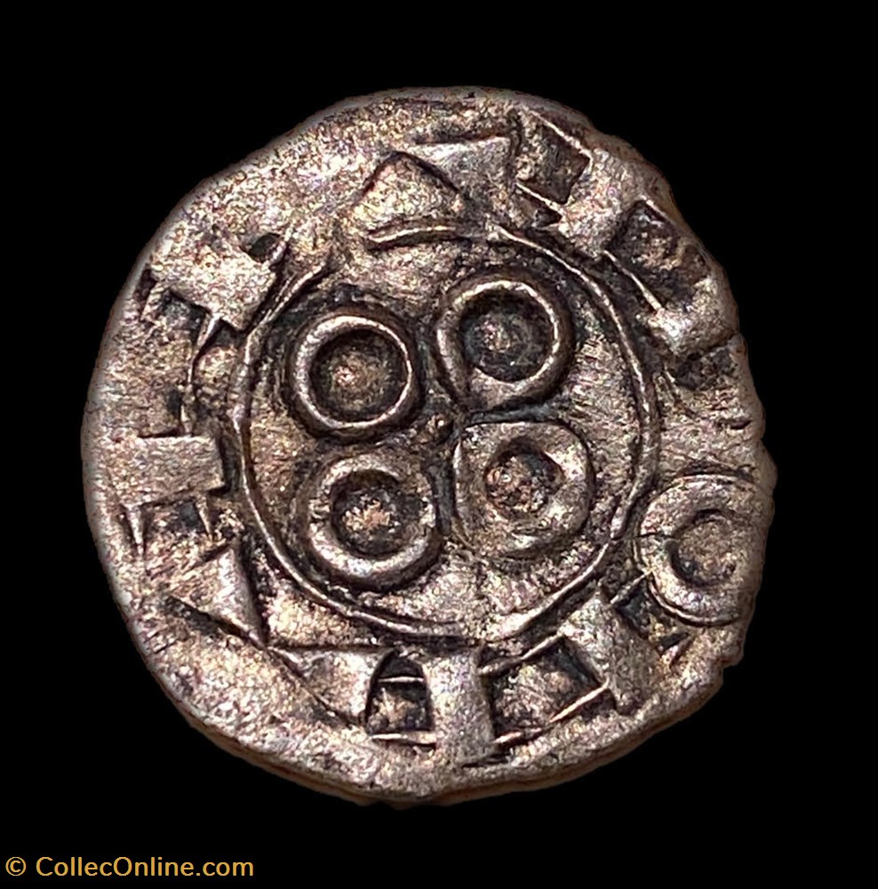 LANGUEDOC - COMTÉ DE MELGUEIL - ÉVÊQUES DE MAGUELONNE DENIER monnaie france feodale languedoc comte de melgueil eveques de maguelonne denier