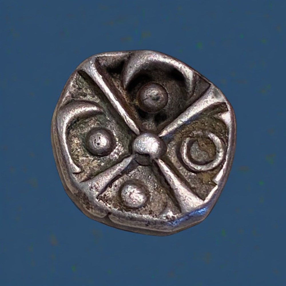 VOLQUES TECTOSAGES (REGION DE TOULOUSE) Drachme " à la tête négroide" type 76 monnaies antiques celtes volques tectosages region de toulouse drachme a la tete negroide type 76