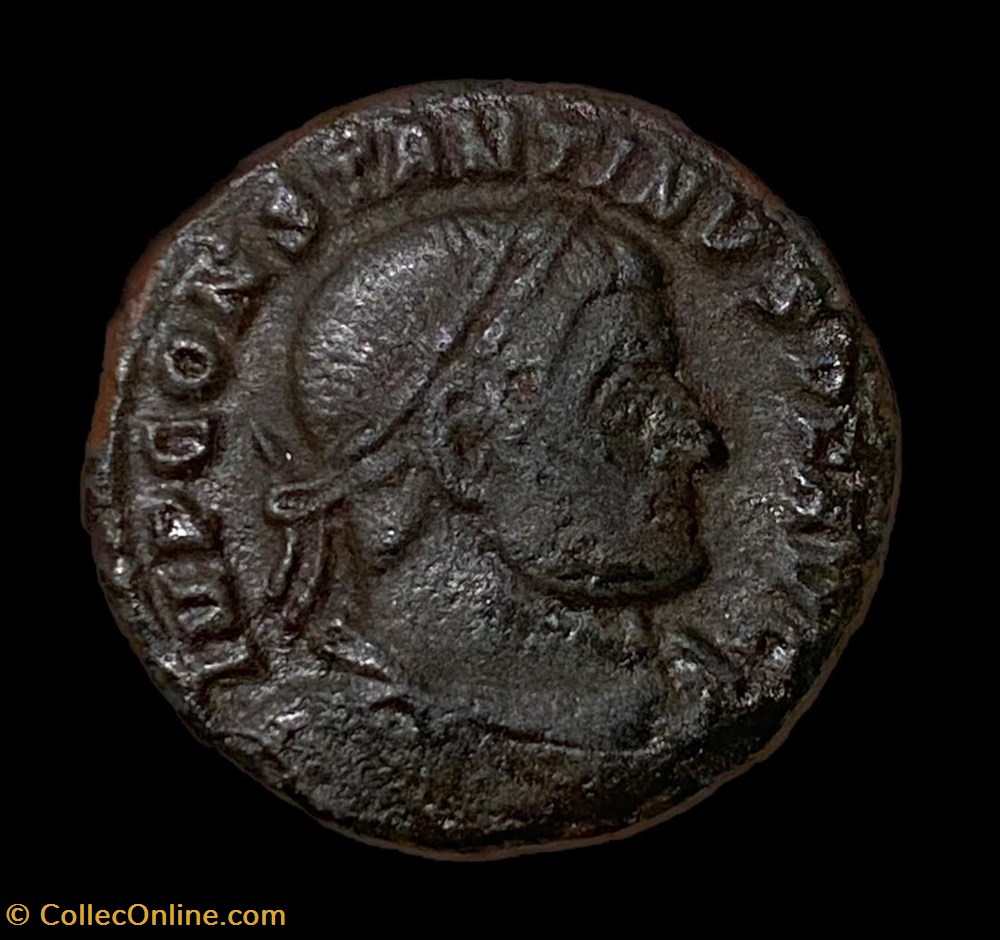 CONSTANTIN Ier LE GRAND (FOLLIS OU NUMMUS) monnaie antique av jc ap romaine republicaine imperiale constantin ier le grand follis ou nummus