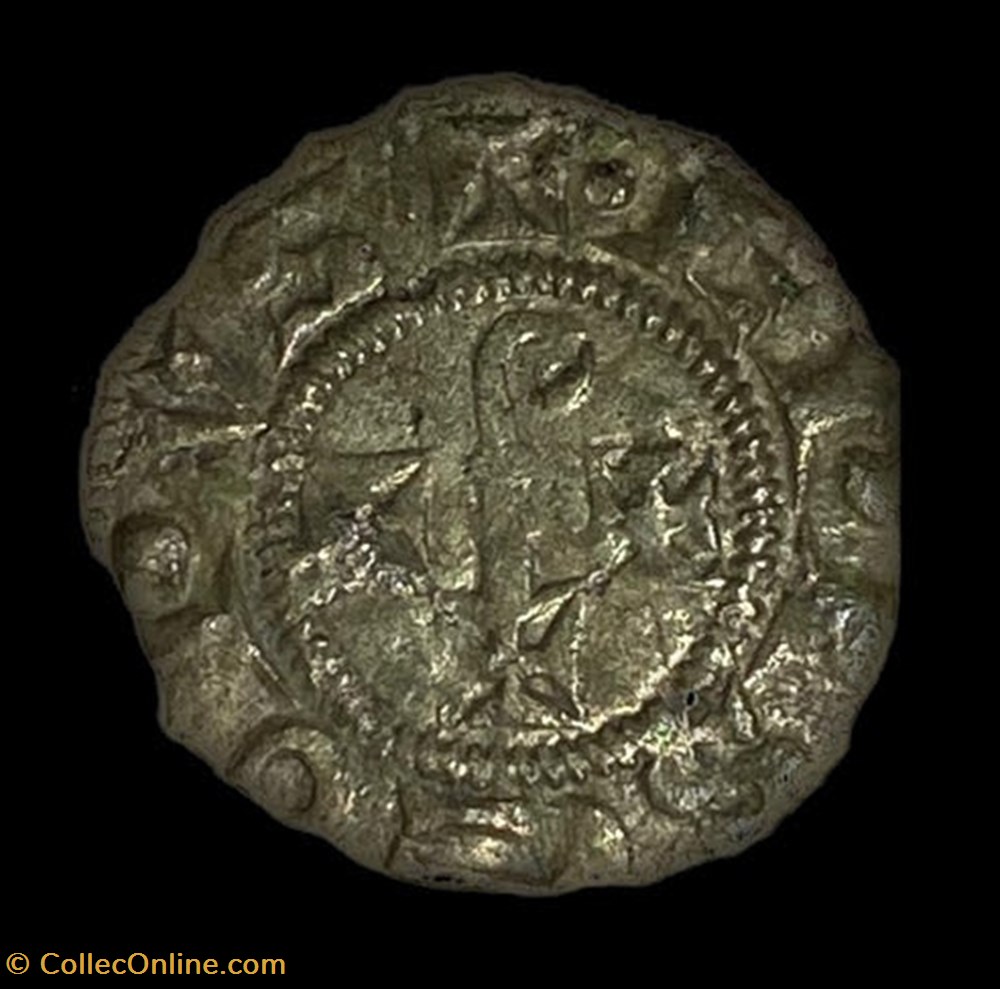 LANGUEDOC - ÉVÊCHÉ DE CAHORS - GUILLAUME DE CARDAILLAC OBOLE monnaie france feodale languedoc eveche de cahors guillaume de cardaillac obole