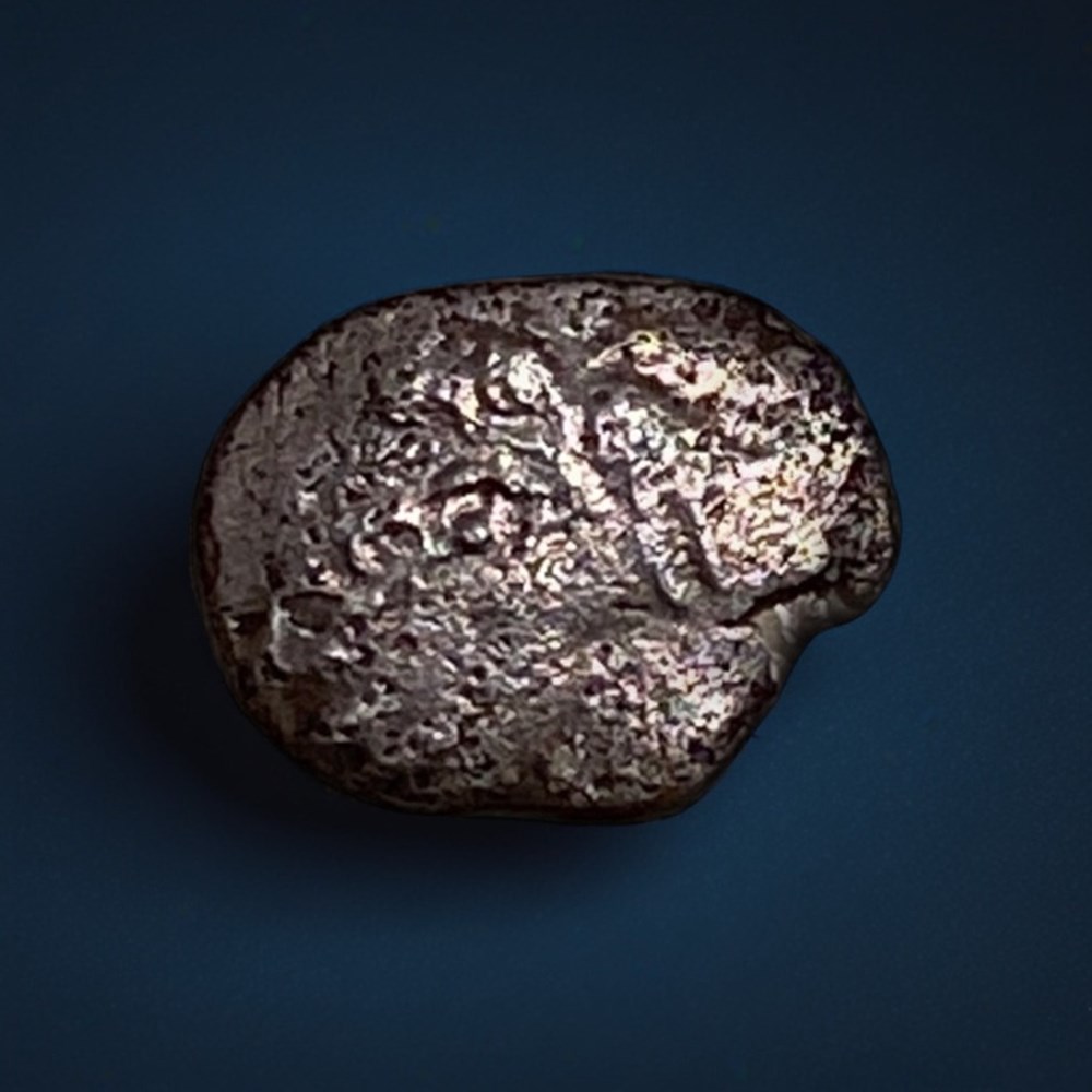monnaies antiques celtes sotiates obole a la tete bouclee du cause