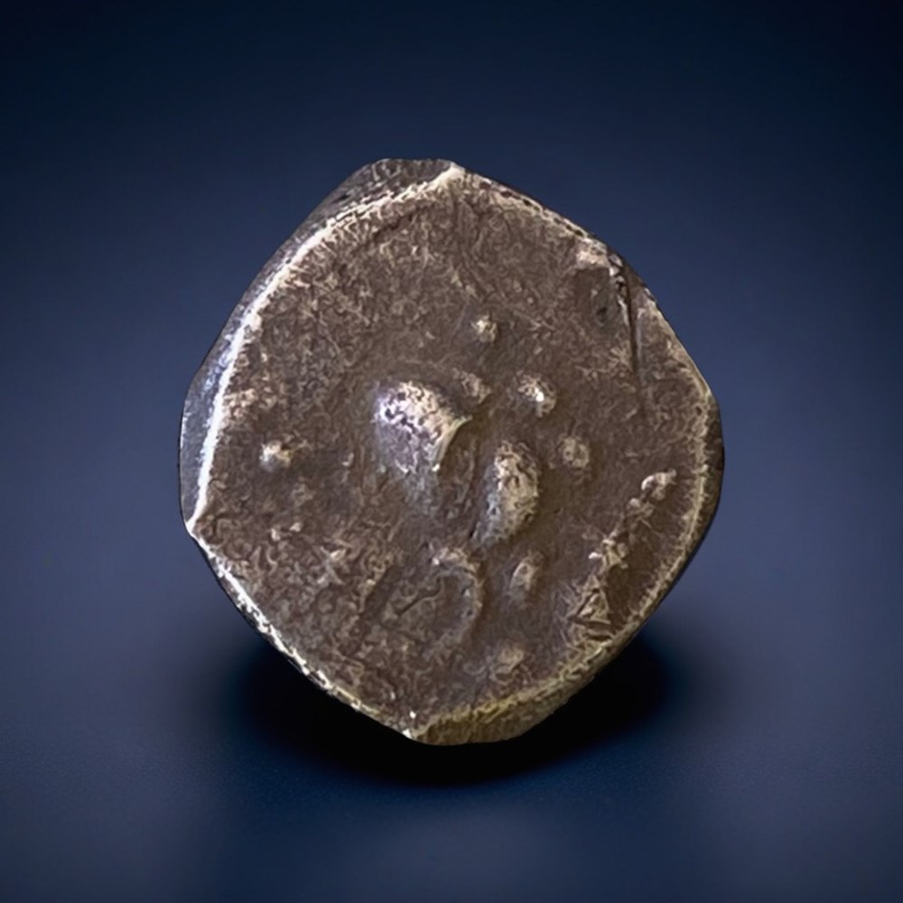 VOLQUES TECTOSAGES (REGION DE TOULOUSE) Drachme " de style hybride entre cubiste et romanisé" S58 monnaies antiques celtes volques tectosages region de toulouse drachme de style hybride entre cubiste et romanise s58