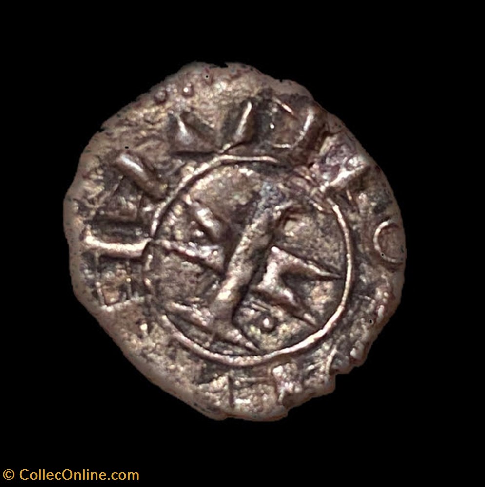 LANGUEDOC - COMTÉ DE MELGUEIL - ÉVÊQUES DE MAGUELONNE OBOLE monnaie france feodale languedoc comte de melgueil eveques de maguelonne obole