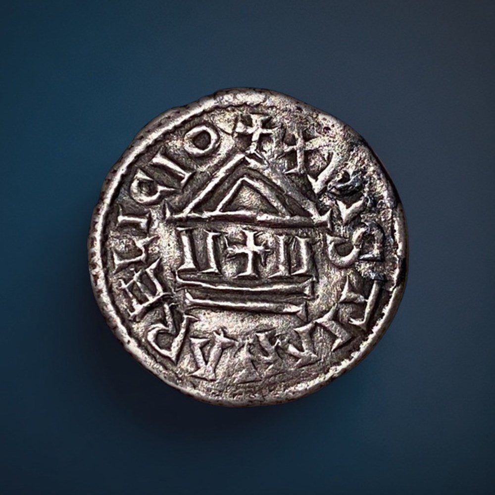 LOUIS I LE PIEUX, DENIER A LA LEGENDE CHRETIENNE monnaies europe medievale france carolingiennes louis i le pieux denier a la legende chretienne