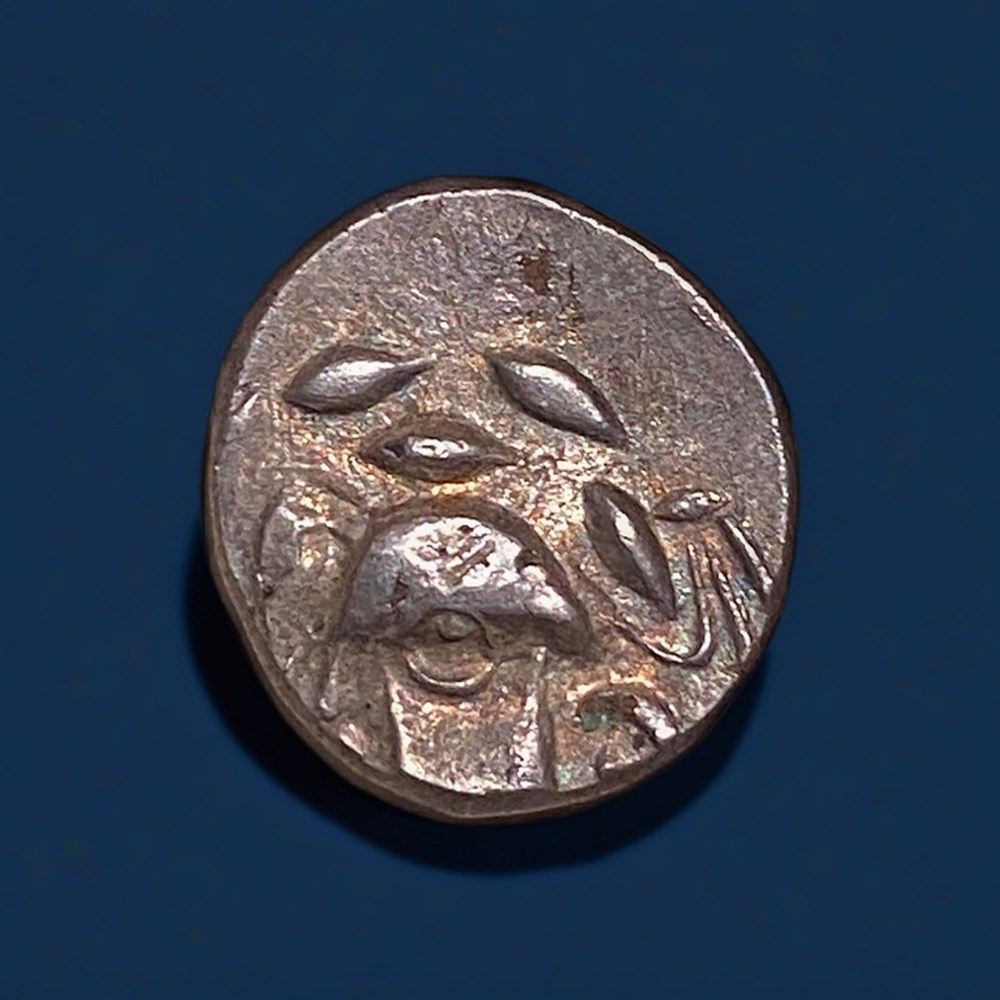 monnaies antiques autres volques tectosages region de toulouse drachme a la tete cubiste