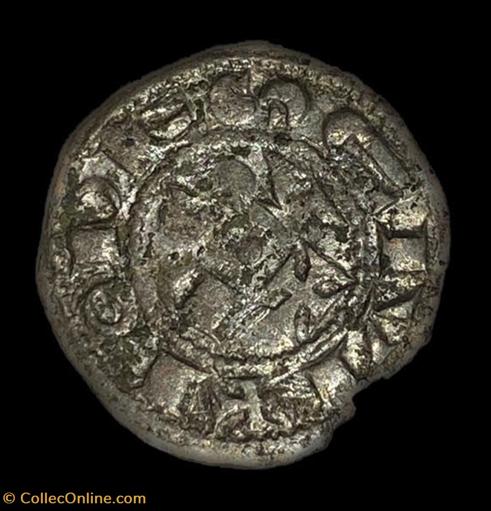 LANGUEDOC - COMTÉ DE RODEZ - HUGUES II et HUGUES III DENIER monnaie france feodale languedoc comte de rodez hugues ii et hugues iii denier