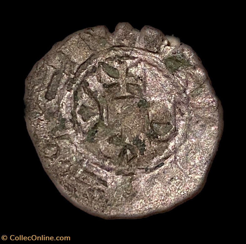 monnaie france feodale languedoc comte de rodez hugues ii et hugues iii obole