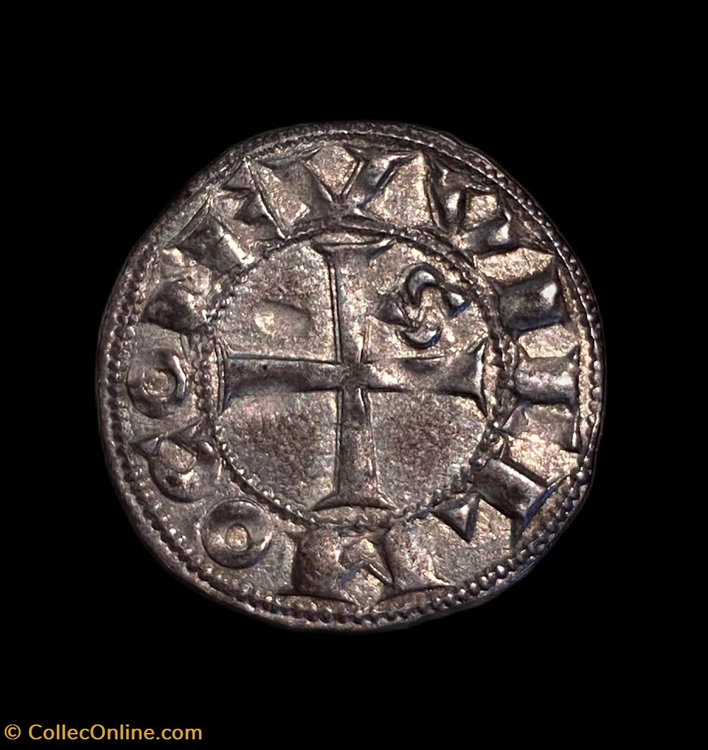 monnaies europe medievale aquitaine comte de toulouse guillaume ix denier