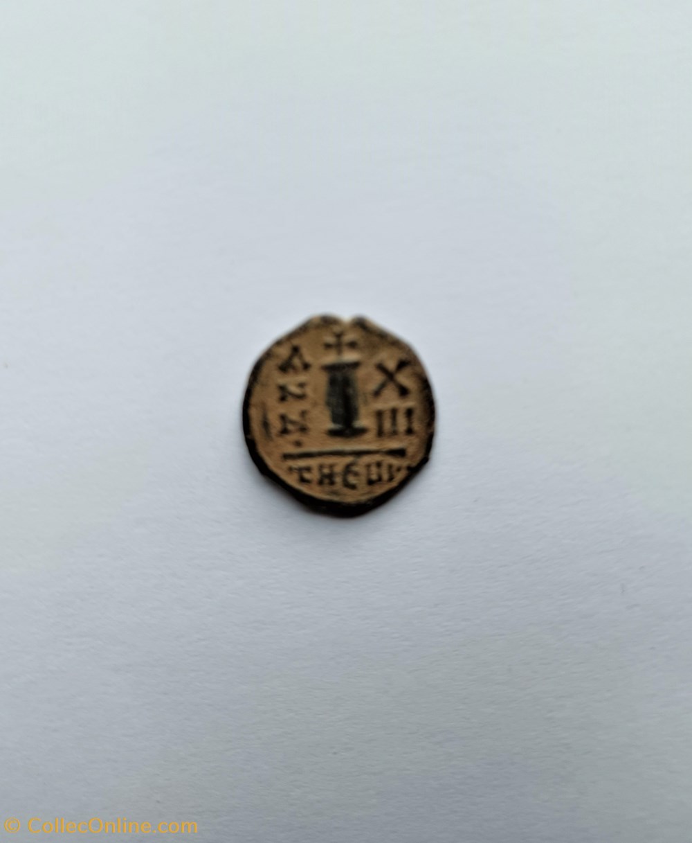 Décanummium pour Maurice Tibère. monnaies empire byzantin l anastase decanummium pour maurice tibere