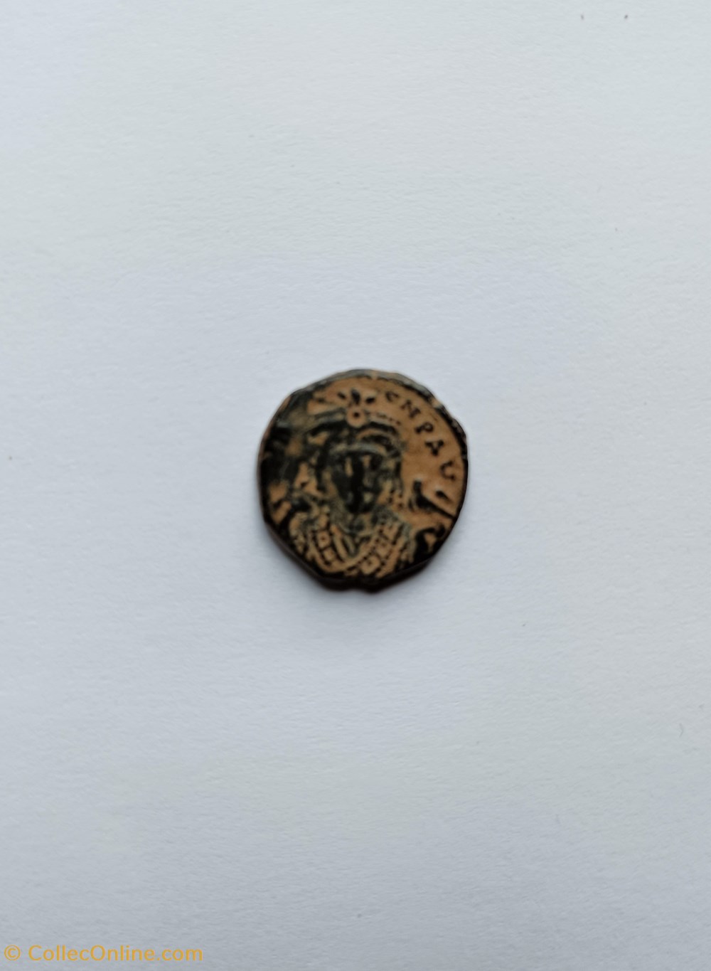 Décanummium pour Maurice Tibère. monnaies empire byzantin l anastase decanummium pour maurice tibere