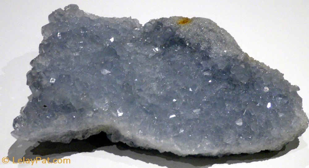 Célestite (plaque) mineraux meteorites celestine celestite plaque