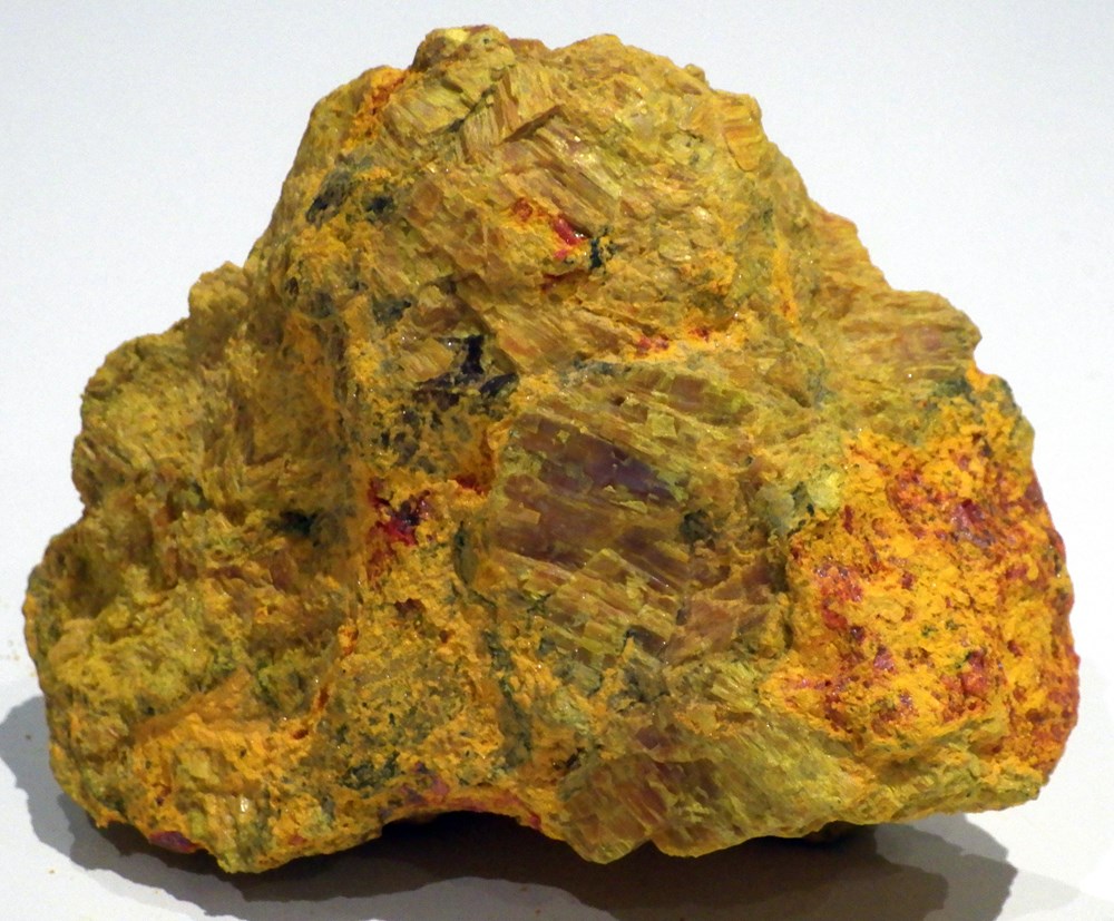 Orpiment avec Réalgar 4 mineraux meteorites arsenic orpiment avec realgar