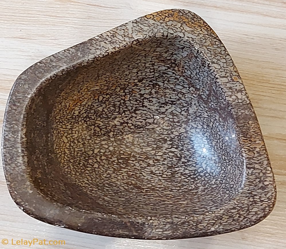 Cendrier en Os de Dinosaure silicifié mineraux meteorite cendrier en os de dinosaure silicifie