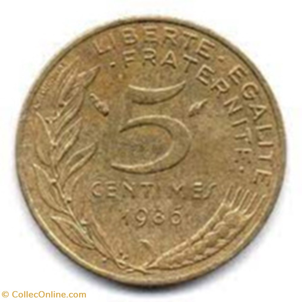 monnaies monde france 5 cts marianne 1986