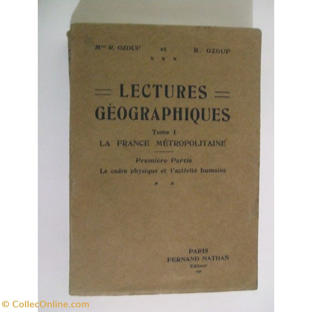 Lectures Géographiques la france métropolitaine tome 1 livres bd revues lectures geographiques la france metropolitaine tome 1