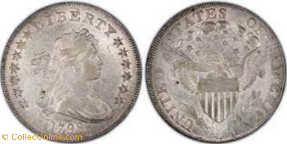 1 dollar 1798 monnaies monde etats unis 1 dollar 1798