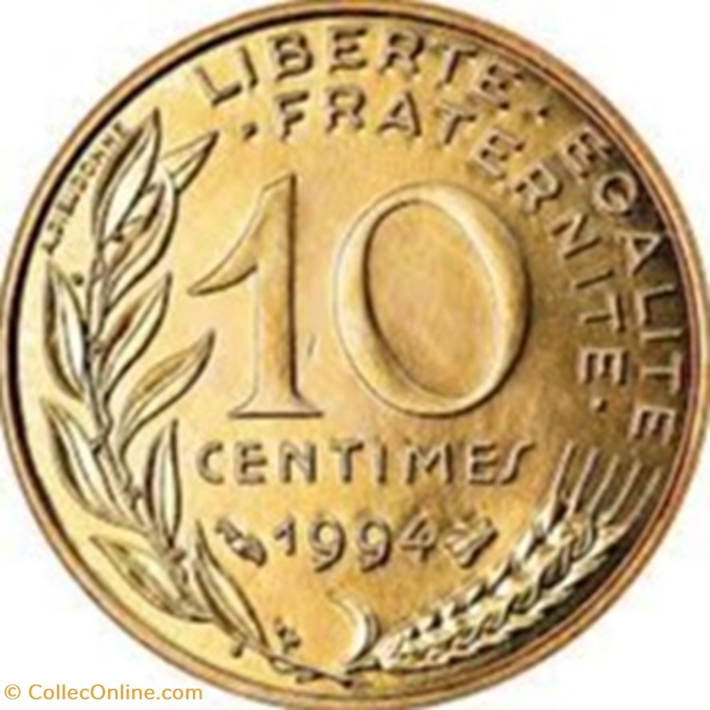 monnaies 10 cts marianne 1994