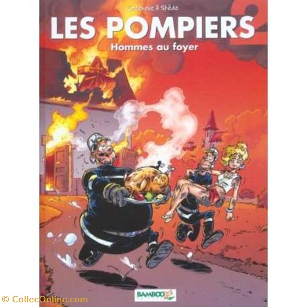 livres bd revues bandes dessinees les pompiers hommes au foyer