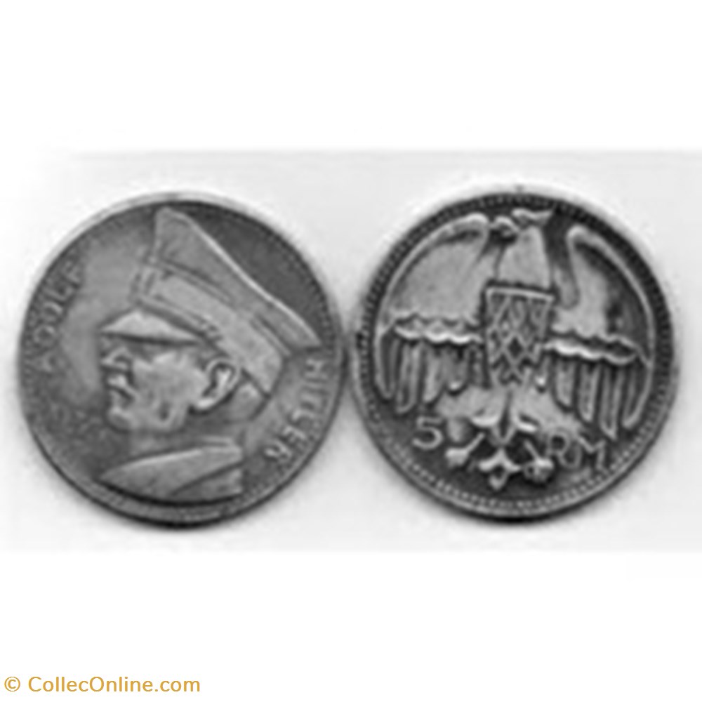 monnaies monde allemagne 5 rm allemand 1935