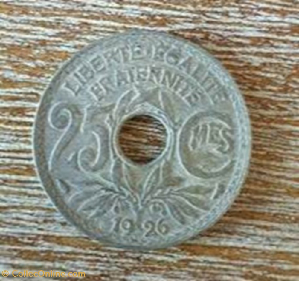 25 cts Lindauer 1926 monnaies monde france 25 cts lindauer 1926