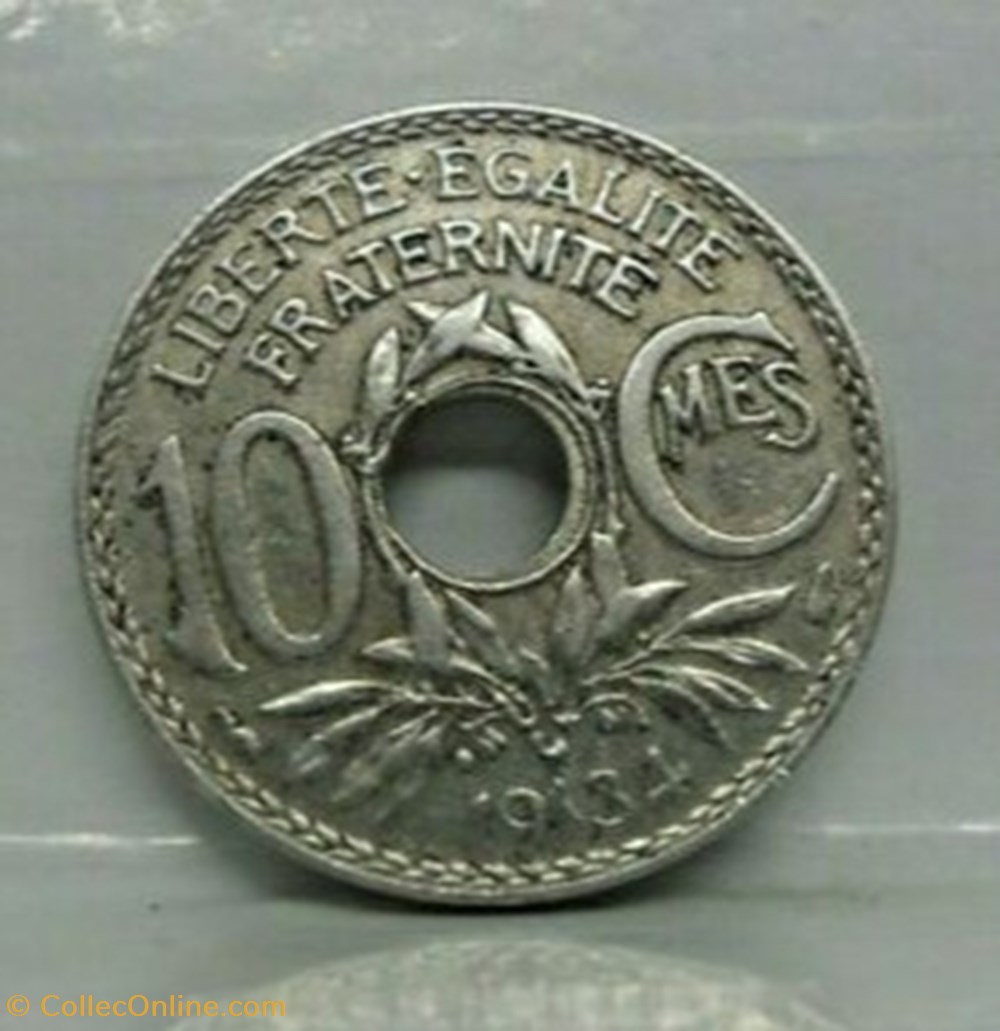 10 cts Lindauer 1934 monnaies monde france 10 cts lindauer 1934