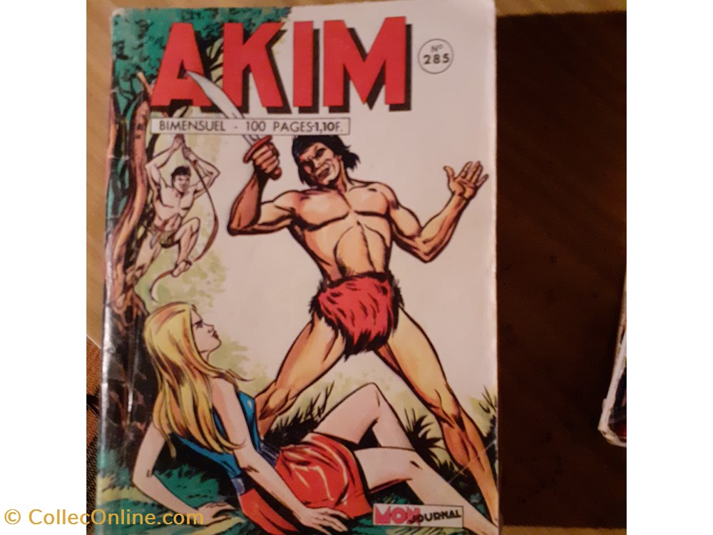Akim Bimensuel N285 livres bd revues comics akim bimensuel n285