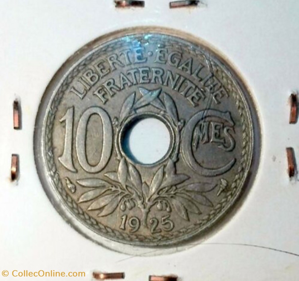 10 cts Lindauer 1925 monnaies monde france 10 cts lindauer 1925