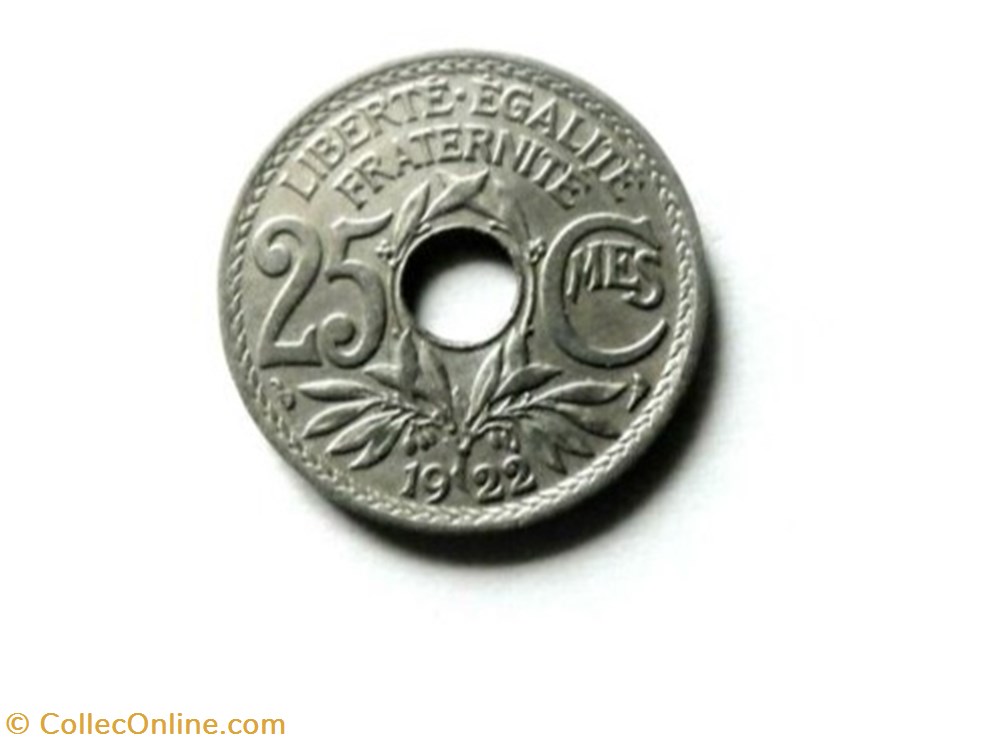 25 cts lindauer 1922 monnaies monde france 25 cts lindauer 1922
