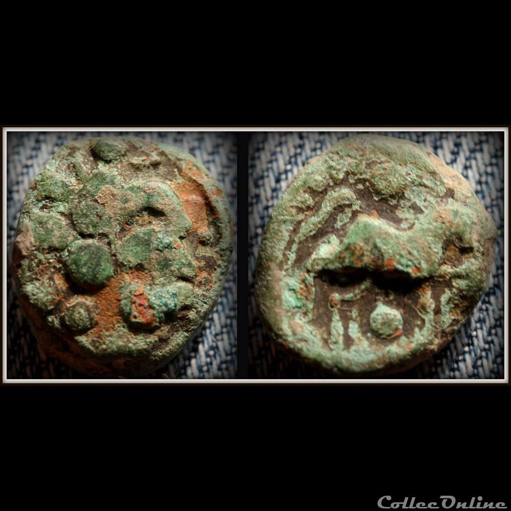 Série 80 DT 633- Bronze au cheval monnaie antique gauloise serie 80 dt 633 bronze au cheval