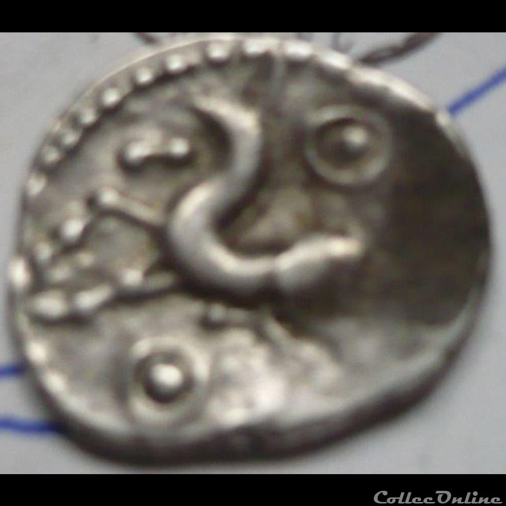 Série 1091 DT manque Quinaire au 2 annelets pointés monnaie antique gauloise serie 1091 dt manque quinaire au 2 annelets pointes