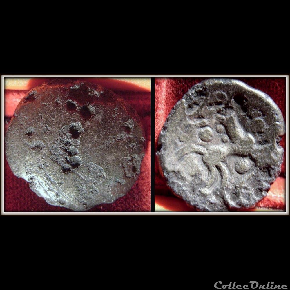 VA.1526-1 - BIAC.361 TRINOVANTES Statère d’électrum, type de Savernake monnaie antique gauloise va 1526 1 biac 361 trinovantes statere d electrum type de savernake