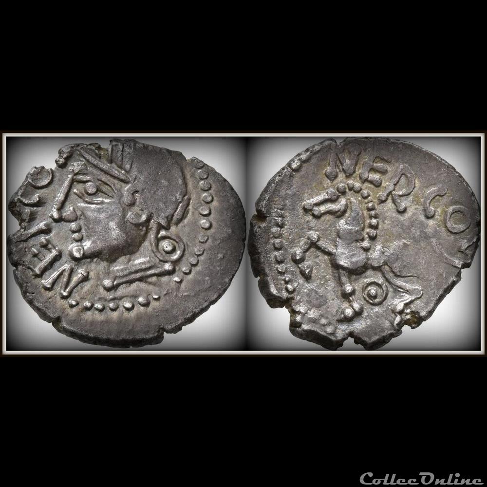 Série 980 Denier NERCOD DT 3272 monnaie antique gauloise serie 980 denier nercod dt 3272