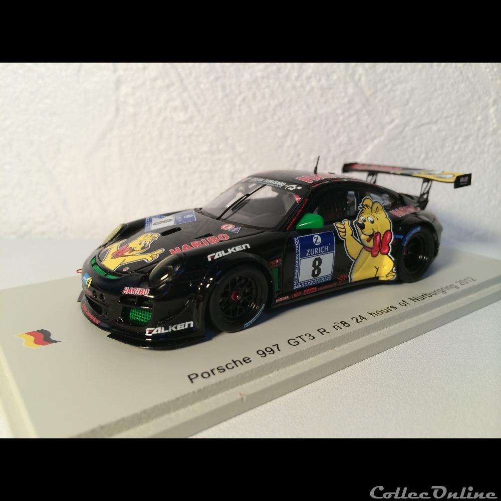 PORSCHE 997 GT3 R “ HARIBO “ - 24h NURBURGRING 2012 4 modele reduit voiture porsche 997 gt3 r haribo 24h nurburgring 2012