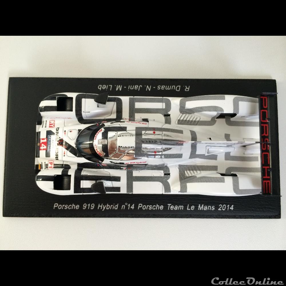 PORSCHE 919 HYBRID - LE MANS 2014 2 modele reduit voiture porsche 919 hybrid le mans 2014