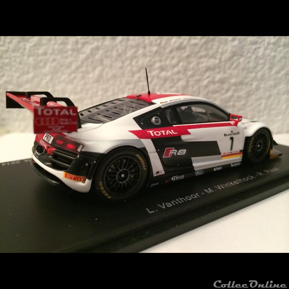 AUDI R8 LMS ULTRA WRT - 24h SPA 2014 4 modele reduit voiture audi r8 lms ultra wrt 24h spa 2014