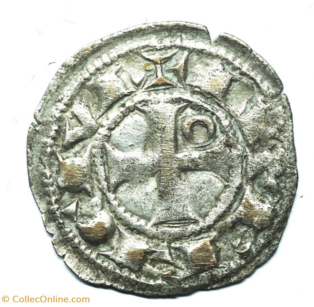 Languedoc Béziers Denier Roger II monnaies europe medievale france feodales languedoc beziers denier roger ii