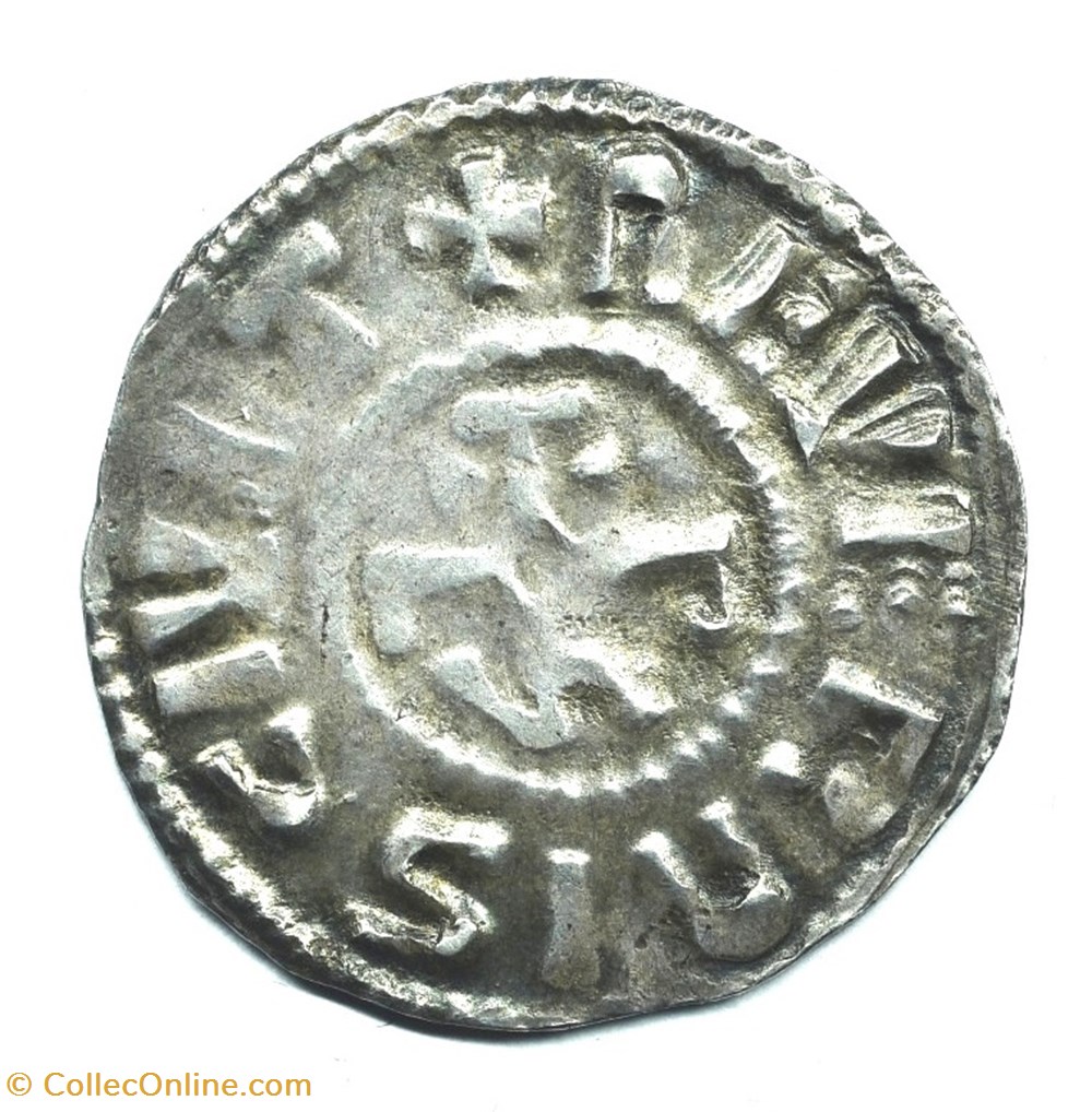 Nivernais Nevers Denier Comtes de Nevers monnaies europe medievale france feodales nivernais nevers denier comtes de nevers