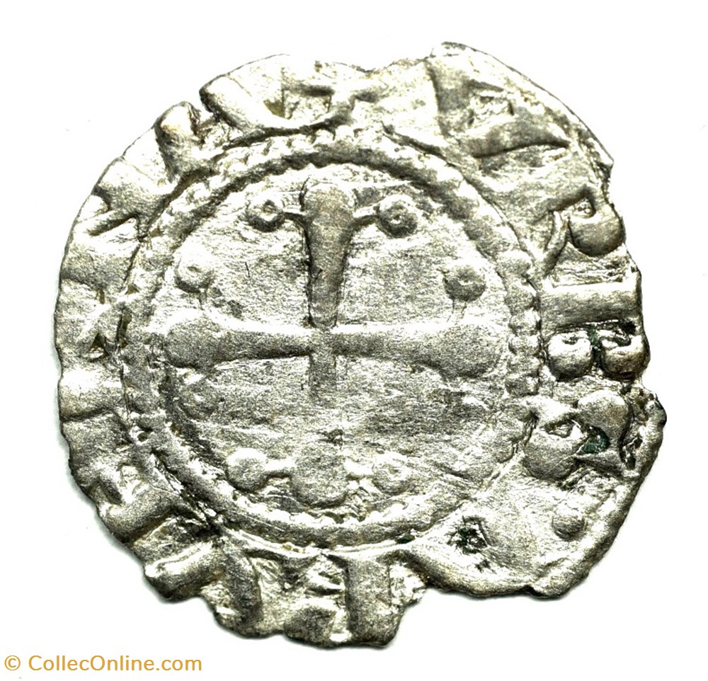 monnaies europe medievale france feodales auvergne clermont denier anonyme eveche de clermont