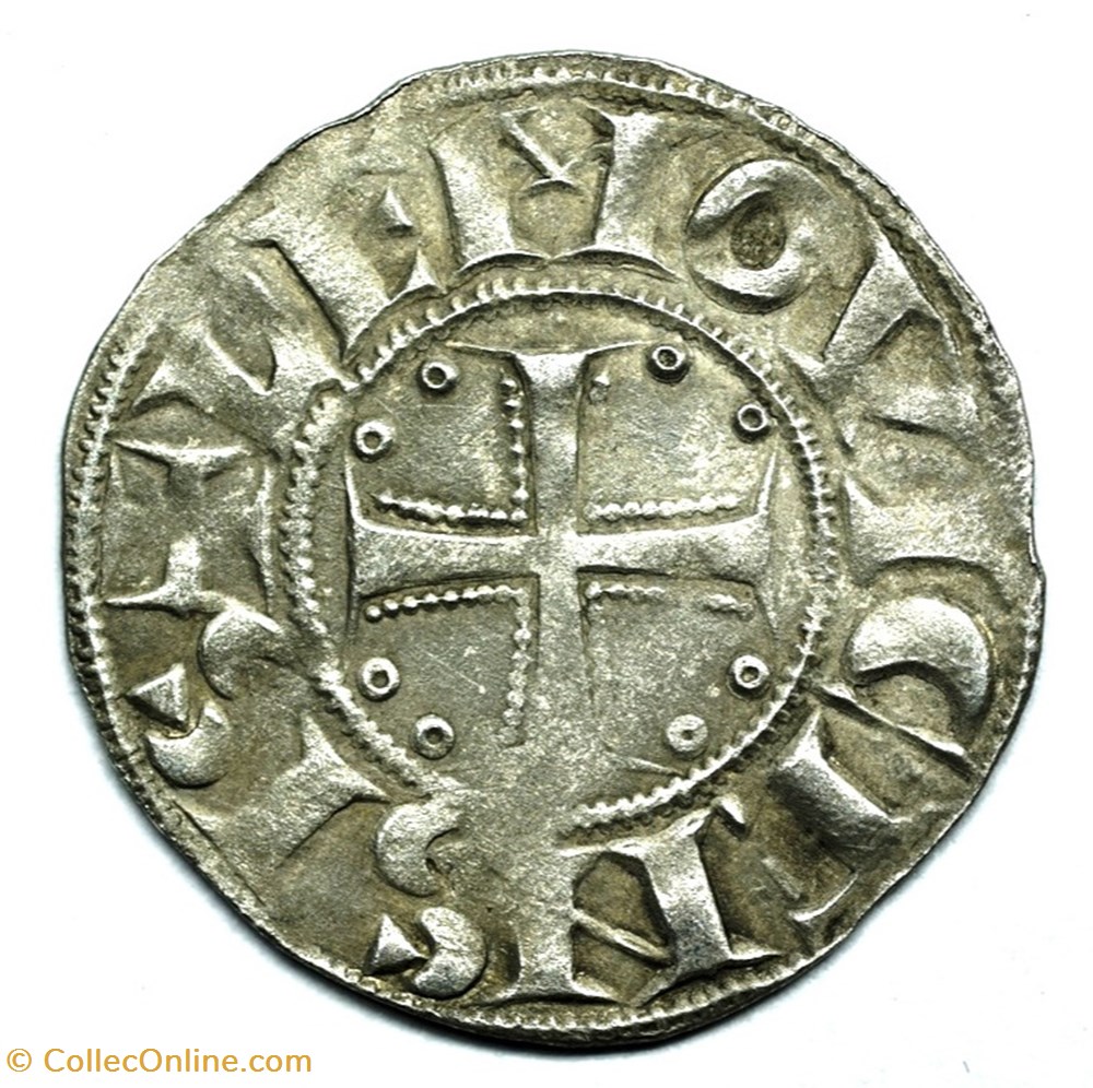 monnaies europe medievale france feodales limousin abbaye saint martial de limoges denier ou barbarin