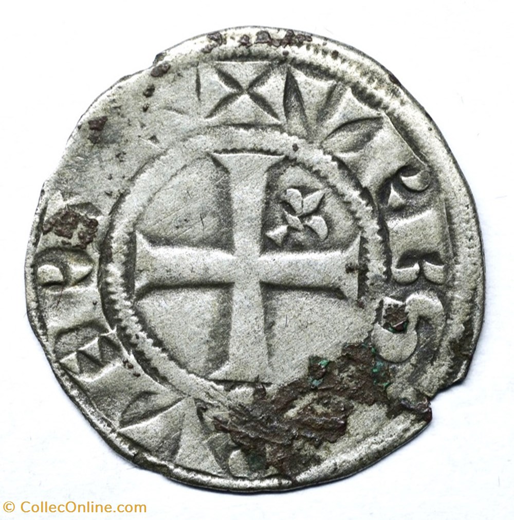 Auvergne Clermont Denier Anonyme monnaies europe medievale france feodales auvergne clermont denier anonyme