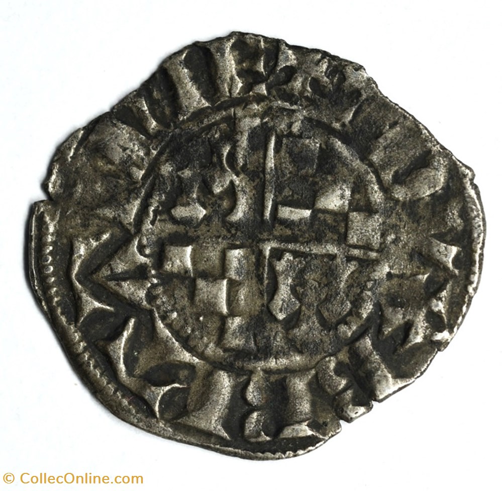 Limousin Vicomté de Limoges Denier Jean III monnaies europe medievale france feodales limousin vicomte de limoges denier jean iii