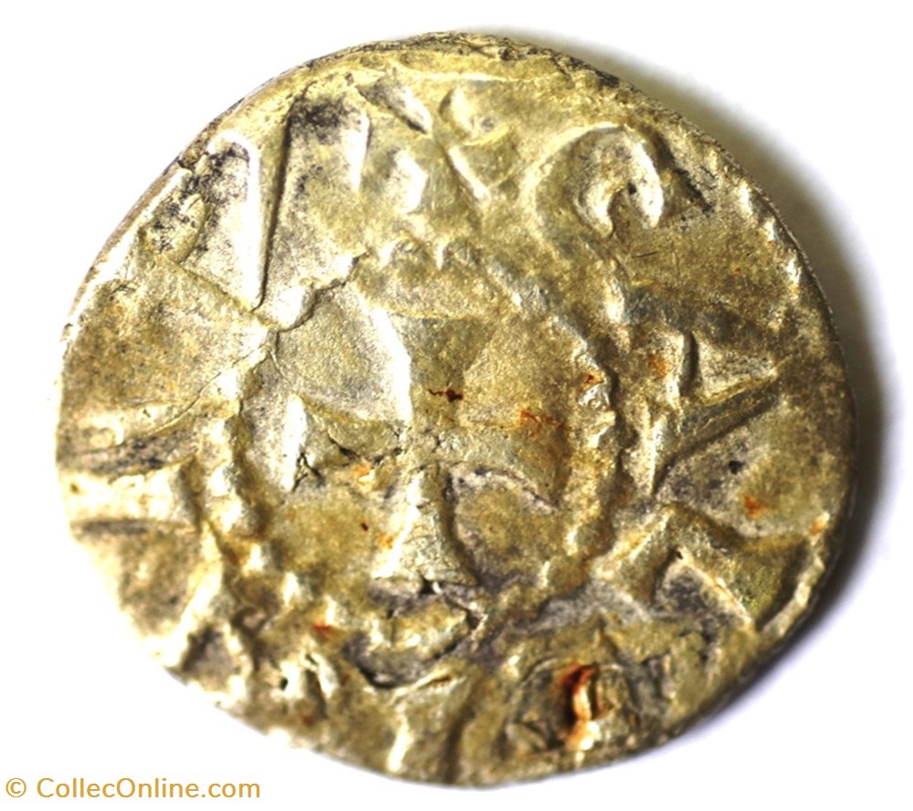 Lyonnais Archevêché de Lyon Obole anonyme monnaies europe medievale france feodales lyonnais archeveche de lyon obole anonyme
