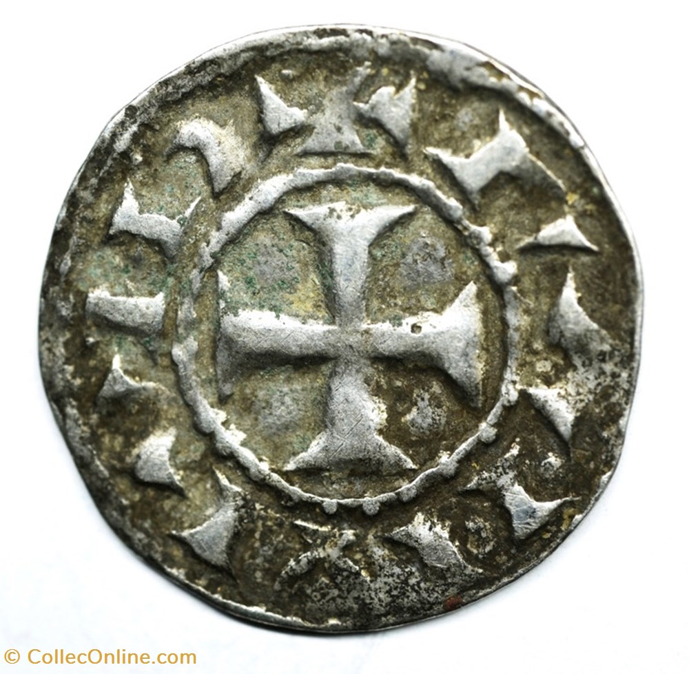 monnaies europe medievale france feodales languedoc albi denier raimond
