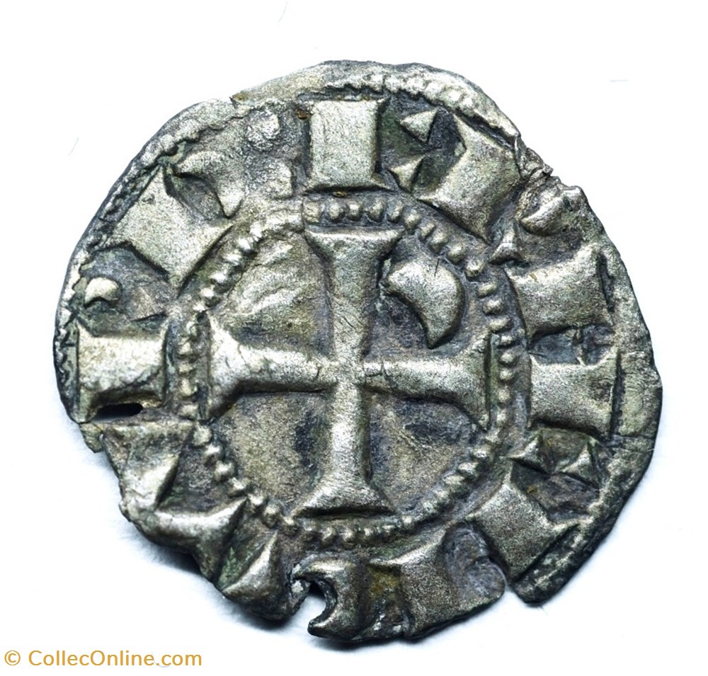 Languedoc Narbonne Obole Ermengarde monnaies europe medievale france feodales languedoc narbonne obole ermengarde
