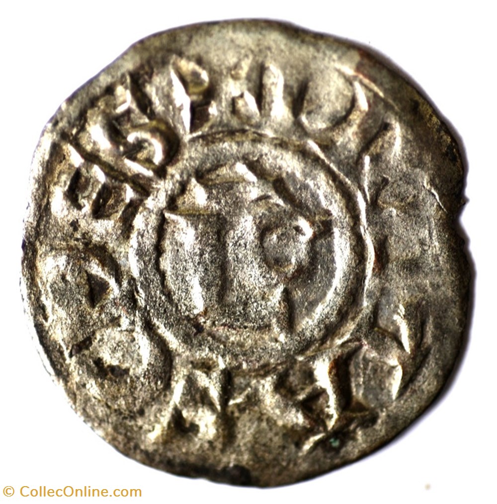 monnaies europe medievale france feodales lyonnais archeveche de lyon denier anonyme