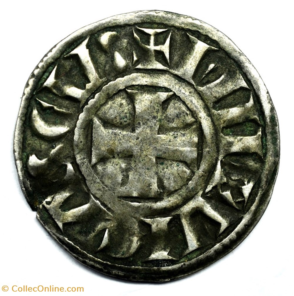 monnaies europe medievale france feodales limousin limoges denier anonyme au type eudes